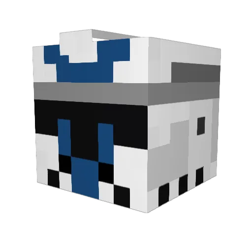 Way1705 Minecraft avatar head, 3D render