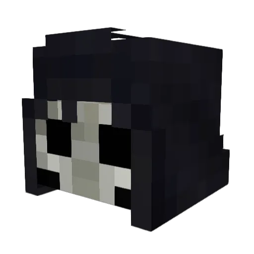 Way2Zooted Minecraft avatar head, 3D render