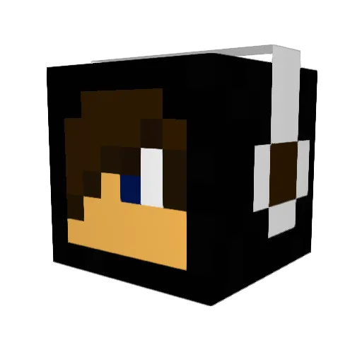 Way_Out_ Minecraft avatar head, 3D render