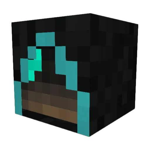 Waybar Minecraft avatar head, 3D render