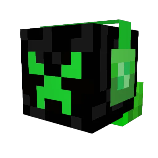 Waydown Minecraft avatar head, 3D render