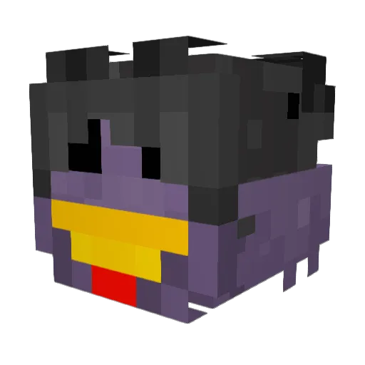 Wayne0718f Minecraft avatar head, 3D render