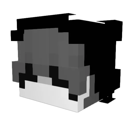 WayneMartinn Minecraft avatar head, 3D render