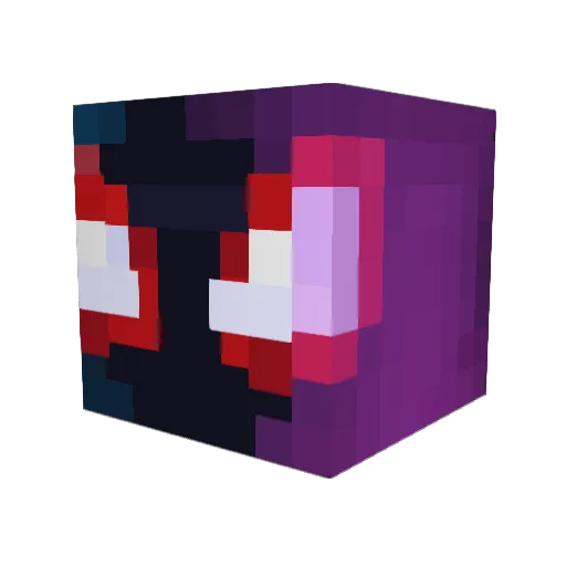 Waynez12 Minecraft avatar head, 3D render