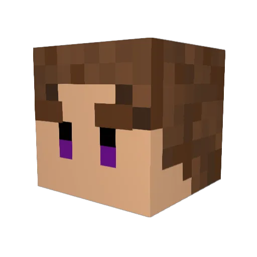 WaywardElite Minecraft avatar head, 3D render
