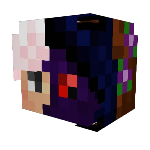 WaywardRaining Minecraft avatar head, 3D render