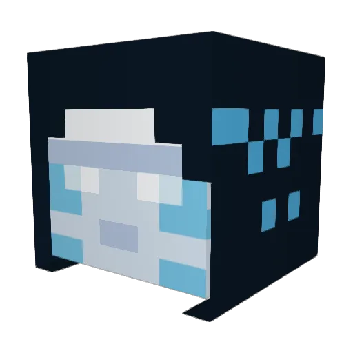 Wayward_Atlas Minecraft avatar head, 3D render