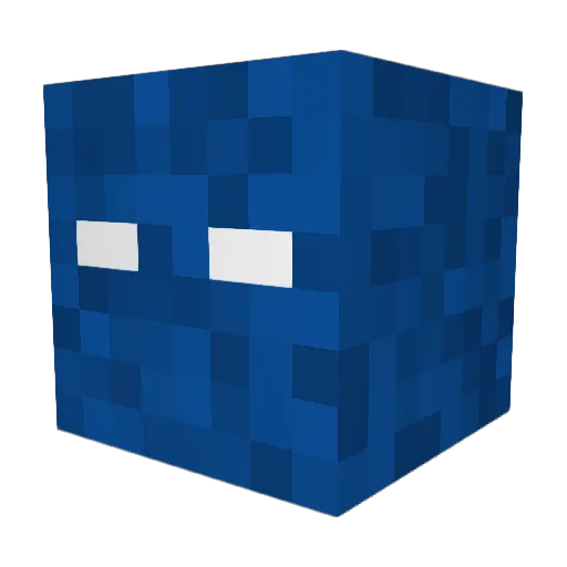 WayzMedia Minecraft avatar head, 3D render