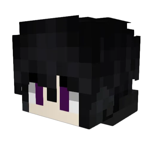 Wayzz_Off Minecraft avatar head, 3D render