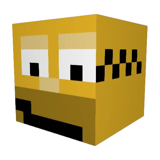 Waz21grinder21 Minecraft avatar head, 3D render