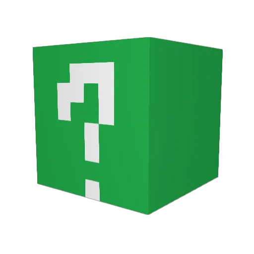 Wazing11 Minecraft avatar head, 3D render