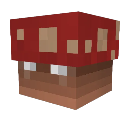 WbWb Minecraft avatar head, 3D render