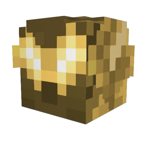 Wchus Minecraft avatar head, 3D render