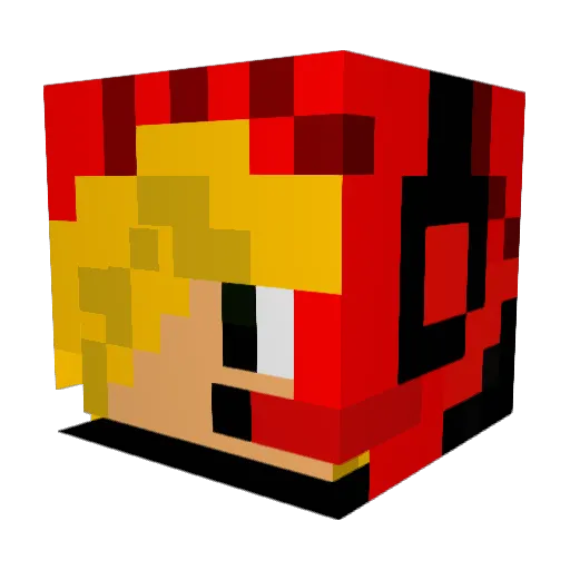 Wdjdude_mc Minecraft avatar head, 3D render