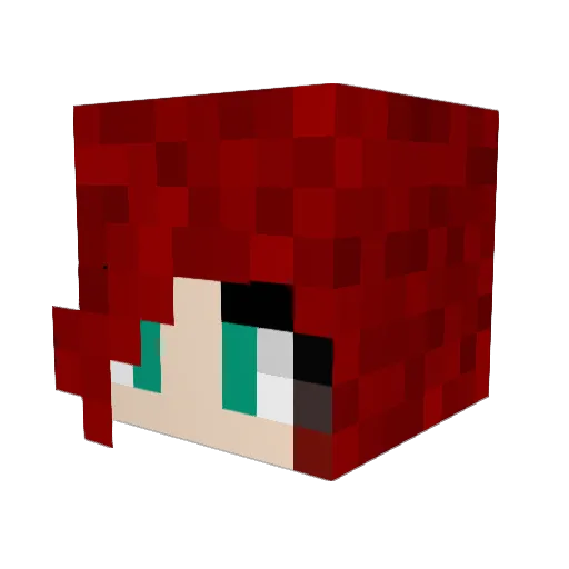 We3Keens0 Minecraft avatar head, 3D render