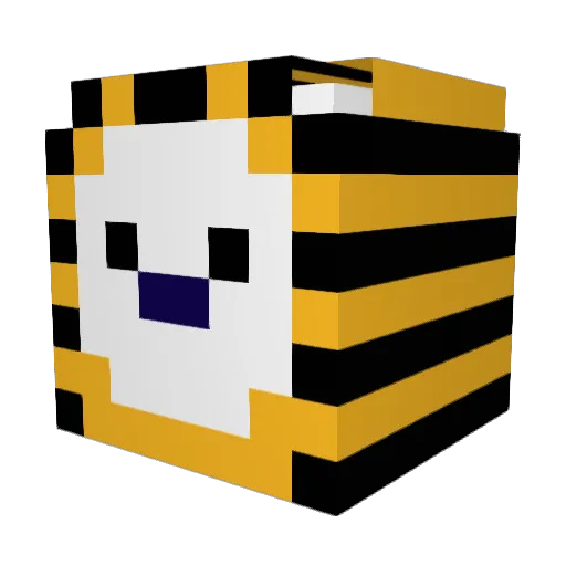 WeAreTodd Minecraft avatar head, 3D render