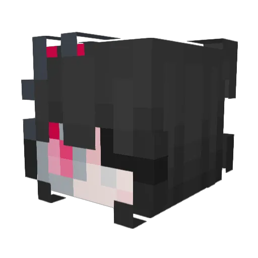 WeNeedToGoDeeper Minecraft avatar head, 3D render
