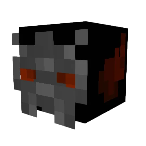 WeRLegion2 Minecraft avatar head, 3D render