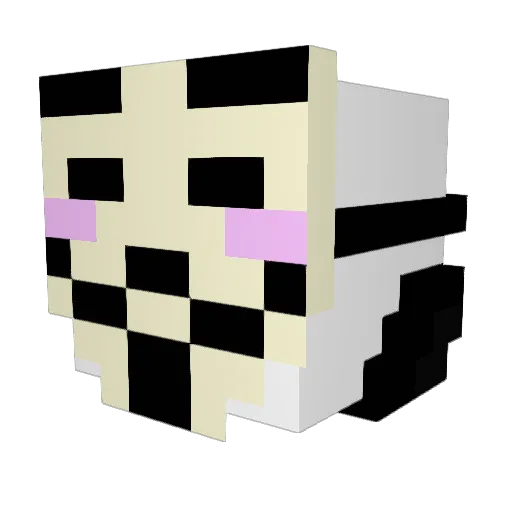 We_Are_A_Legion Minecraft avatar head, 3D render