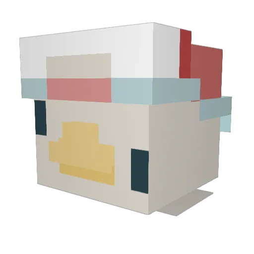 WeakDiamond1 Minecraft avatar head, 3D render