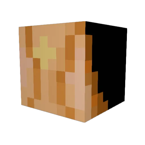Weakforced Minecraft avatar head, 3D render