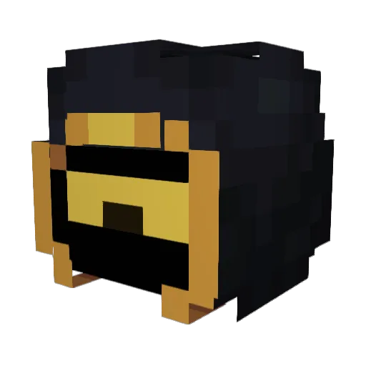 WeaponX236 Minecraft avatar head, 3D render