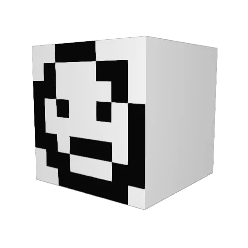 Wear23 Minecraft avatar head, 3D render