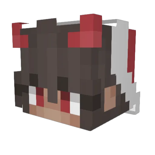 Weasel1981 Minecraft avatar head, 3D render