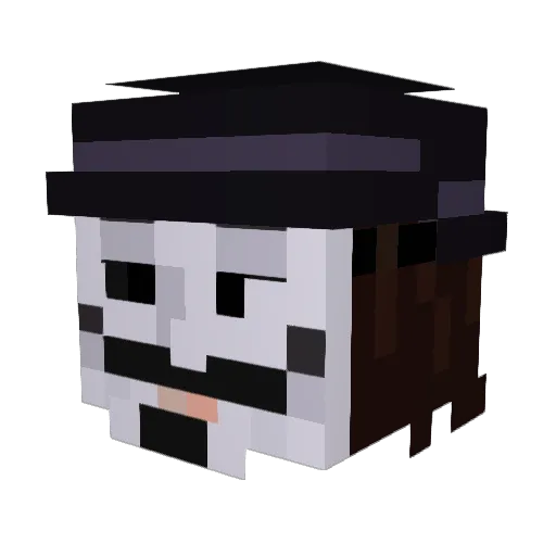 Weasel_Squeezer Minecraft avatar head, 3D render