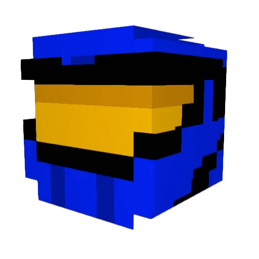 WeastsidePete Minecraft avatar head, 3D render
