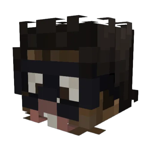 Minecraft-Avatar von Weazxl: Kopf als 3D-Render