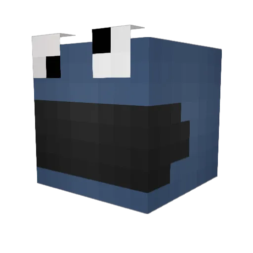 Webb462 Minecraft avatar head, 3D render