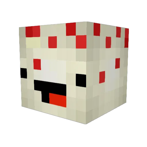 WebbleWalker Minecraft avatar head, 3D render