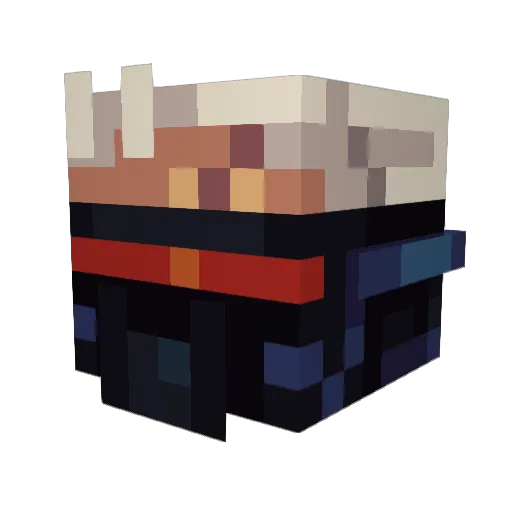 Weber1338 Minecraft avatar head, 3D render