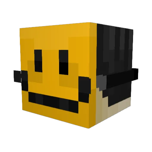 Webonidas Minecraft avatar head, 3D render