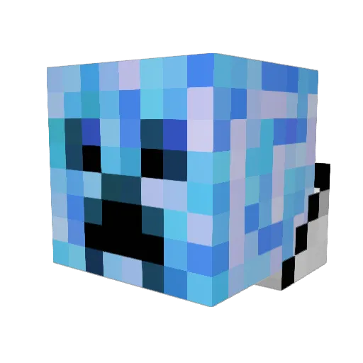 WebsterMcCoy Minecraft avatar head, 3D render