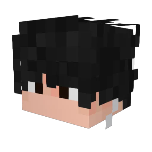 Webykk Minecraft avatar head, 3D render