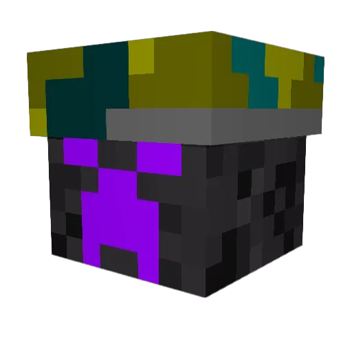 Wecktreyl Minecraft avatar head, 3D render