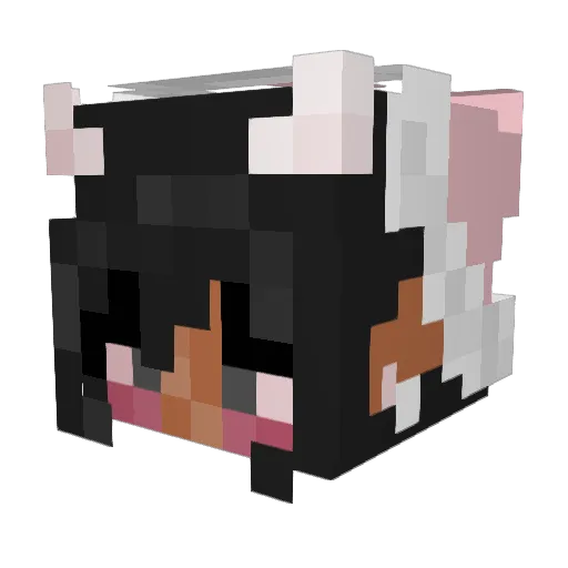 Weddingquake Minecraft avatar head, 3D render