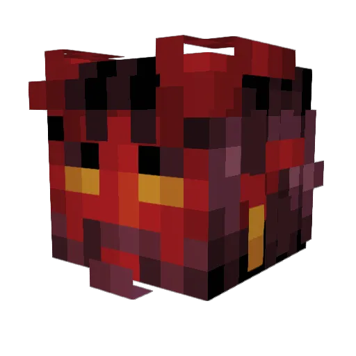 Wedge64 Minecraft avatar head, 3D render