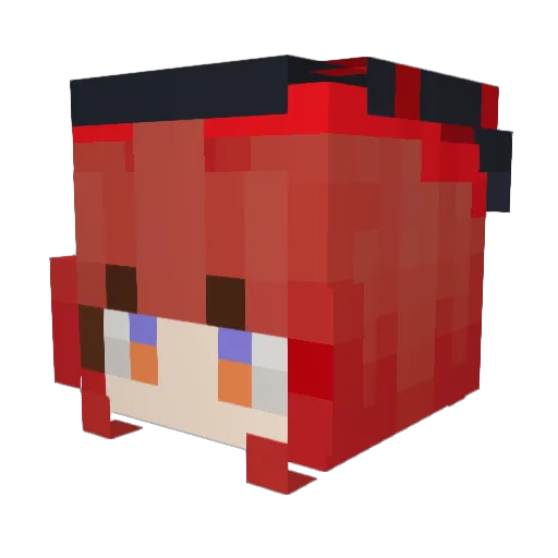 Wedge_360 Minecraft avatar head, 3D render