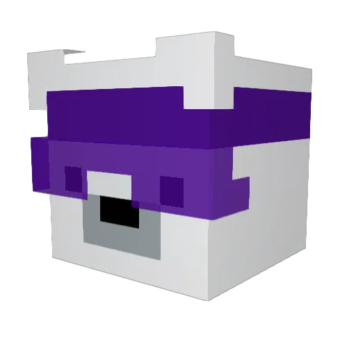 Wedgito Minecraft avatar head, 3D render