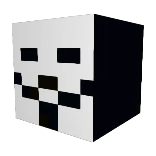 WeeBonsai409198 Minecraft avatar head, 3D render
