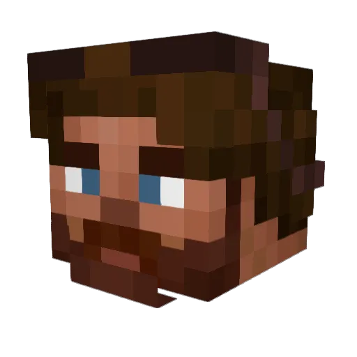 WeeID Minecraft avatar head, 3D render