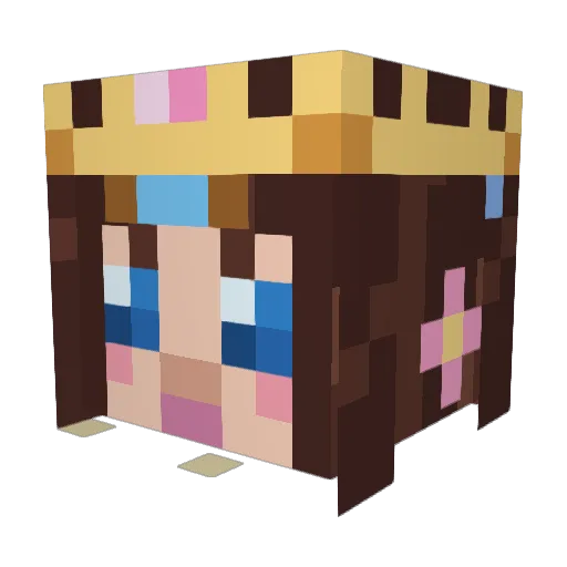 WeeSazzy Minecraft avatar head, 3D render