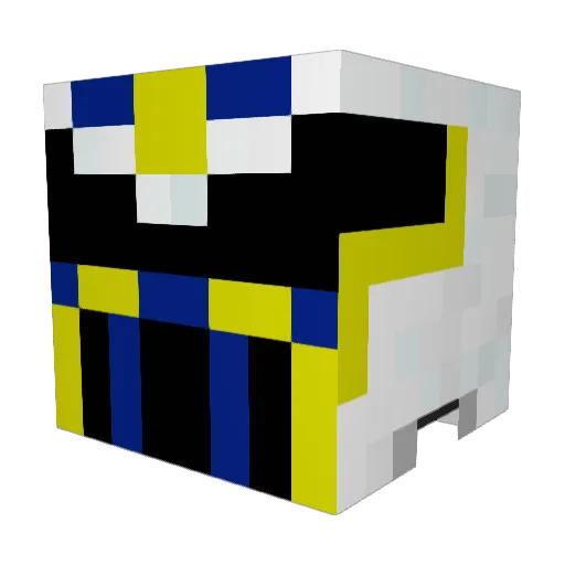 WeebWarrior_ Minecraft avatar head, 3D render
