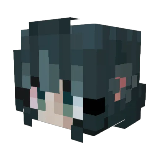 Weeb_Of_Chaos Minecraft avatar head, 3D render