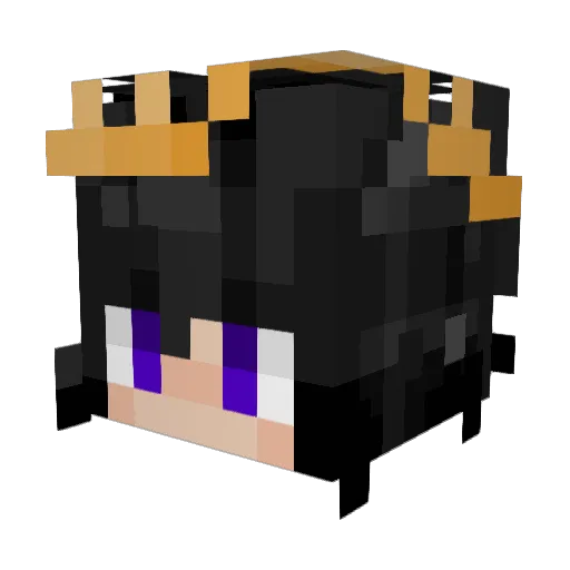 Weebasaurus_ Minecraft avatar head, 3D render