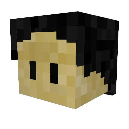 Weebeveloper Minecraft avatar head, 3D render