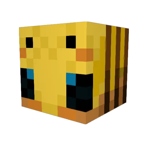 Weebzsmemes Minecraft avatar head, 3D render